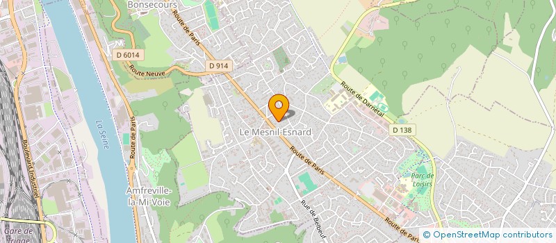 localisation de l'entreprise MADAME JOSIANE JUNG  LE MESNIL-ESNARD