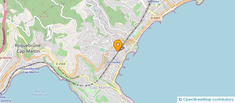 localisation de l'entreprise MADAME JOSIANE KLARES à ROQUEBRUNE-CAP-MARTIN