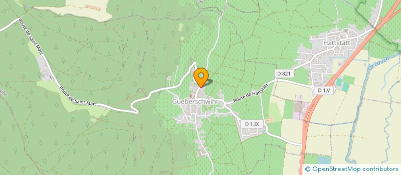 localisation de l'entreprise MADAME JOSIANE KLEIN  GUEBERSCHWIHR