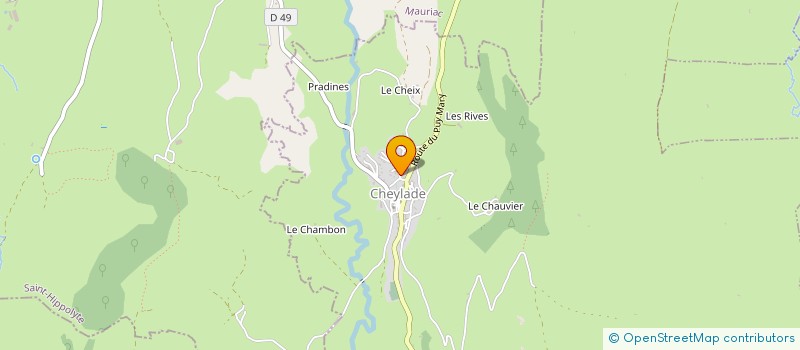 localisation de l'entreprise MADAME JOSIANE LACROIX à COLLANDRES