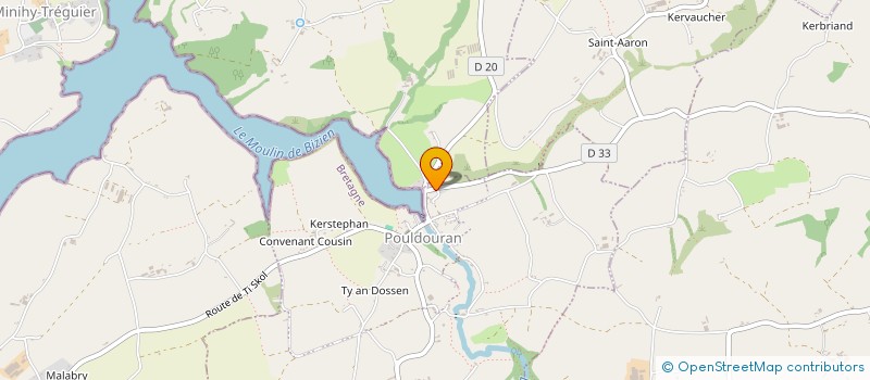 localisation de l'entreprise MADAME JOSIANE LAFAYE  LA ROCHE-JAUDY