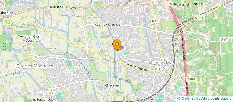 localisation de l'entreprise MADAME JOSIANE LARROQUE à MORIERES-LES-AVIGNON