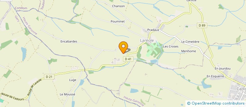 localisation de l'entreprise MADAME JOSIANE LAURENT  LAREOLE