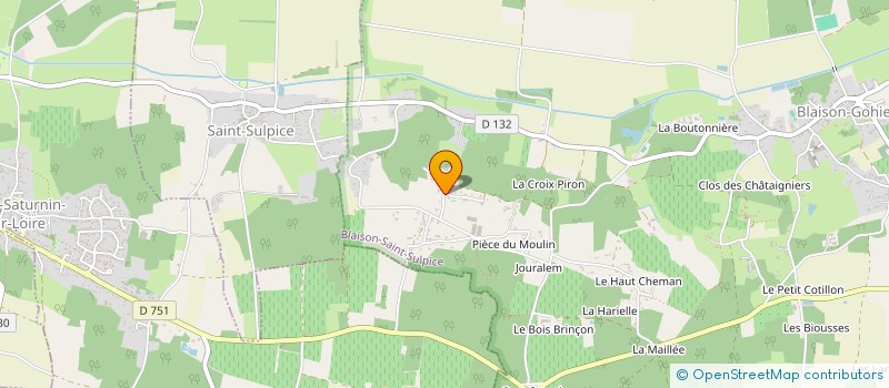 localisation de l'entreprise MADAME JOSIANE LAUSSUCQ à LES GARENNES SUR LOIRE