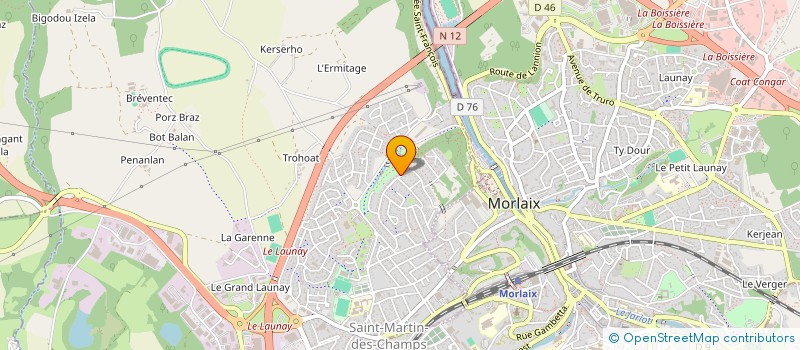 localisation de l'entreprise MADAME JOSIANE LE DREFF à SAINT-MARTIN-DES-CHAMPS