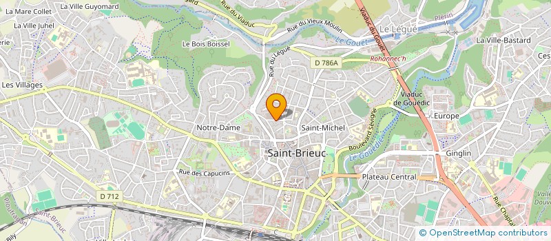 localisation de l'entreprise MADAME JOSIANE LE GUENNEC à SAINT-BRIEUC