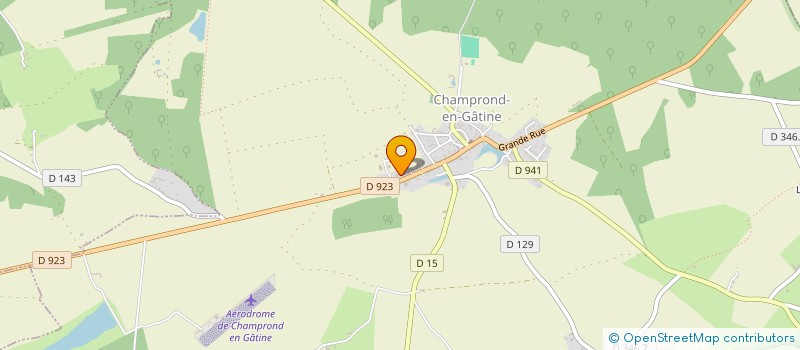 localisation de l'entreprise MADAME JOSIANE LECHAUDE à CHAMPROND-EN-GATINE
