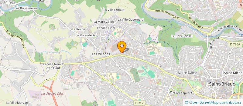 localisation de l'entreprise MADAME JOSIANE LECOMTE à SAINT-BRIEUC