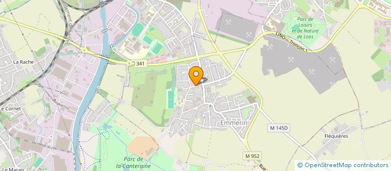 localisation de l'entreprise MADAME JOSIANE LECOQ  HAUBOURDIN