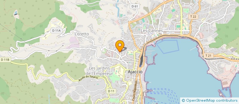 localisation de l'entreprise MADAME JOSIANE LEGGERINI à AJACCIO