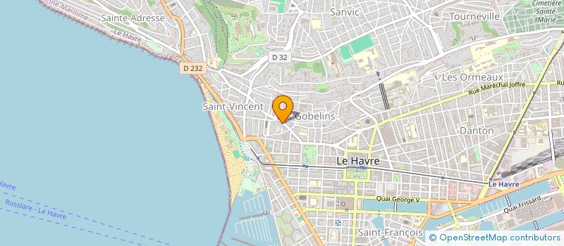 localisation de l'entreprise MADAME JOSIANE LEGROS à LE HAVRE
