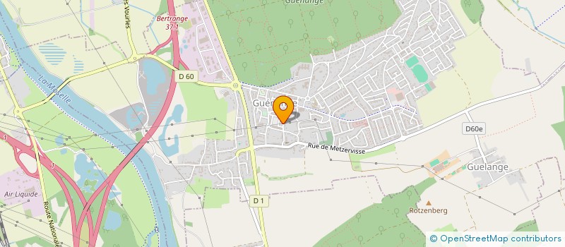 localisation de l'entreprise MADAME JOSIANE LENNINGER  GUENANGE