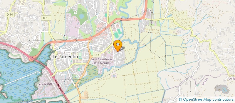 localisation de l'entreprise MADAME JOSIANE LOUISY-DANIEL  LE LAMENTIN