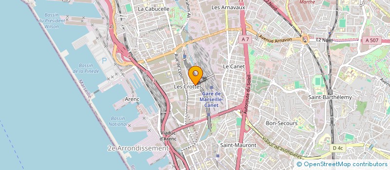 localisation de l'entreprise MADAME JOSIANE MAGGIO à MARSEILLE