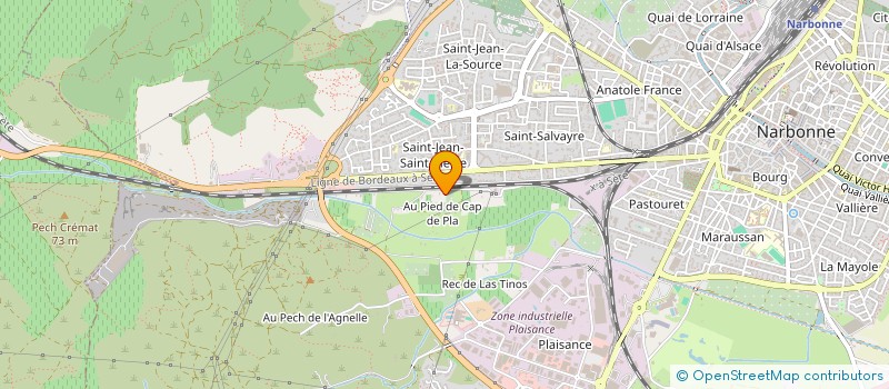 localisation de l'entreprise MADAME JOSIANE MALET  NARBONNE