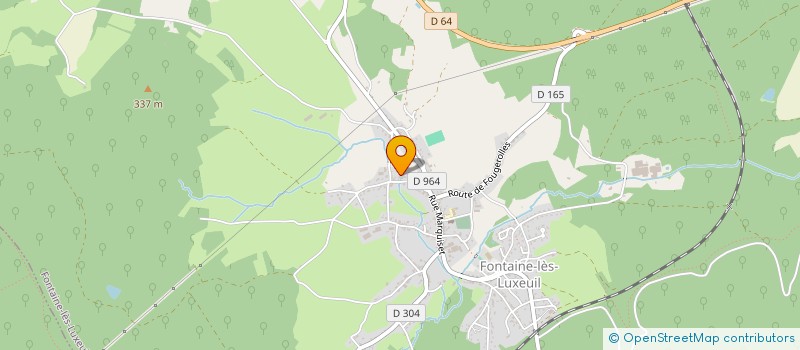 localisation de l'entreprise MADAME JOSIANE MALOUVET  FONTAINE-LES-LUXEUIL