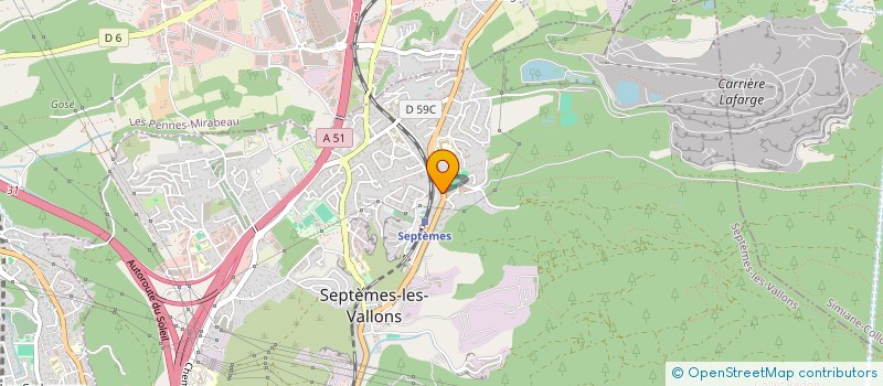 localisation de l'entreprise MADAME JOSIANE MANDRAS à SEPTEMES-LES-VALLONS