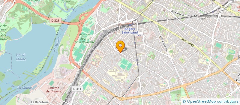 localisation de l'entreprise MADAME JOSIANE MARCHAND  ANGERS