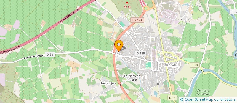 localisation de l'entreprise MADAME JOSIANE MARSAC  BESSAN