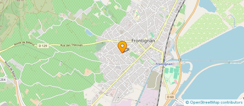 localisation de l'entreprise MADAME JOSIANE MATTEO à FRONTIGNAN