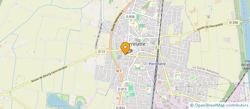 localisation de l'entreprise MADAME JOSIANE MAYER à PIERRELATTE