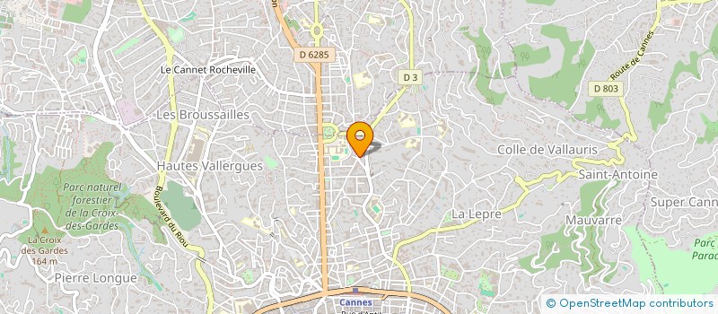 localisation de l'entreprise MADAME JOSIANE METTOUDI  CANNES