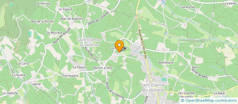 localisation de l'entreprise MADAME JOSIANE MICHAUD à SAINT-ETIENNE-LA-VARENNE