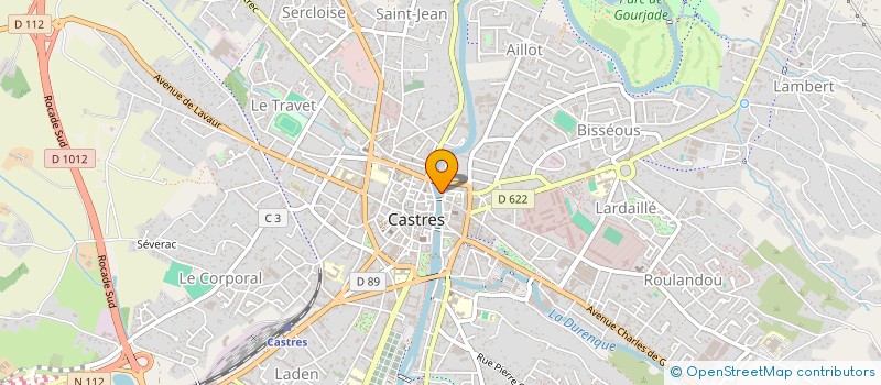 localisation de l'entreprise MADAME JOSIANE MOLIERE à CASTRES