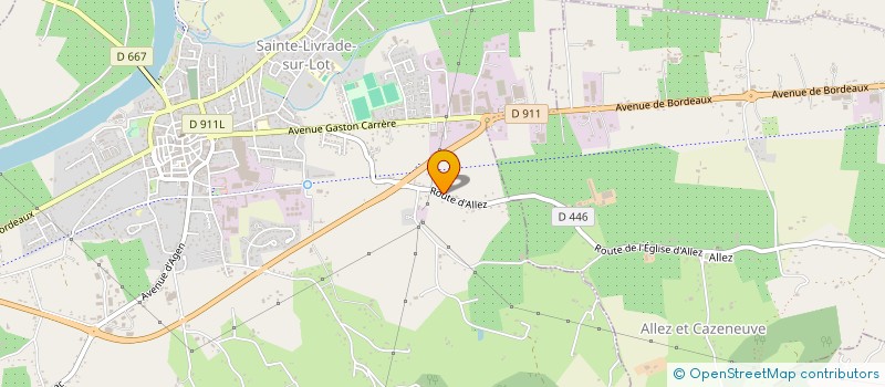 localisation de l'entreprise MADAME JOSIANE MOMMAILLE  SAINTE-LIVRADE-SUR-LOT