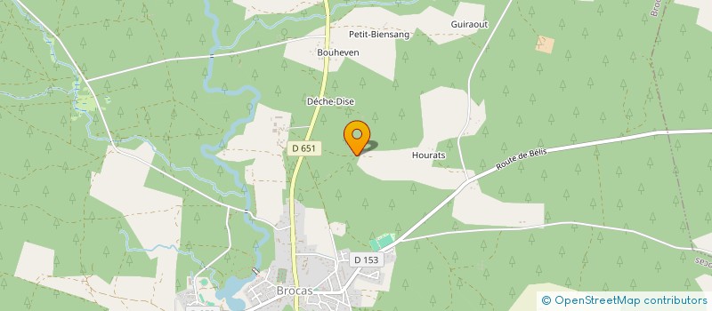 localisation de l'entreprise MADAME JOSIANE MUNOZ  BROCAS