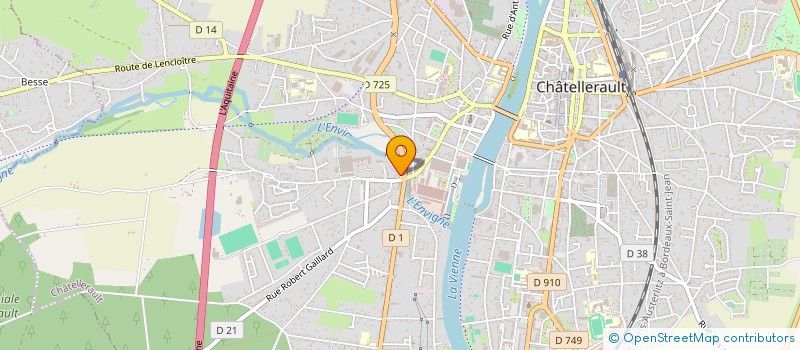 localisation de l'entreprise MADAME JOSIANE NASLIN à CHATELLERAULT