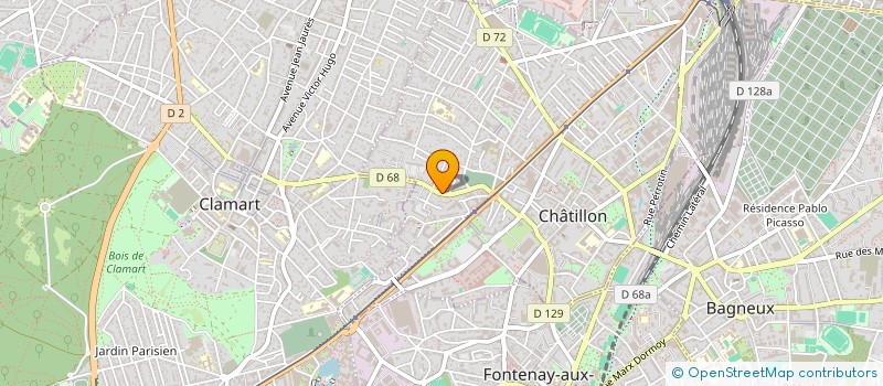 localisation de l'entreprise MADAME JOSIANE NOVI à CHATILLON