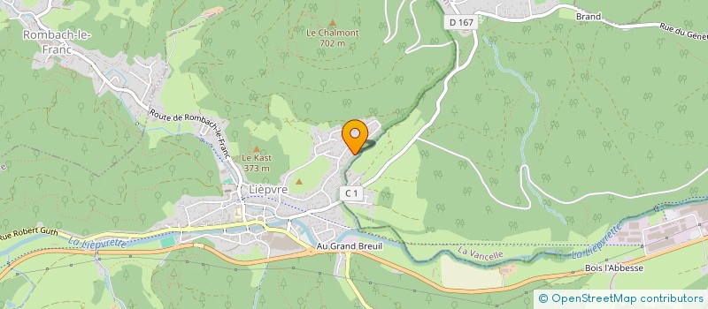 localisation de l'entreprise MADAME JOSIANE ODILE PERRIN  LIEPVRE