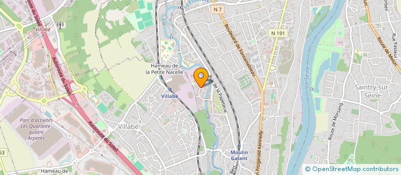 localisation de l'entreprise MADAME JOSIANE PABE à CORBEIL-ESSONNES