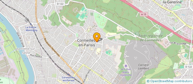 localisation de l'entreprise MADAME JOSIANE PADOVANI à CORMEILLES-EN-PARISIS