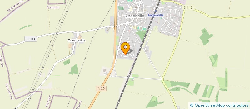 localisation de l'entreprise MADAME JOSIANE PAGE  ANGERVILLE