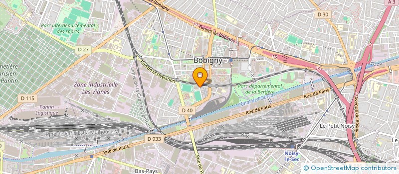 localisation de l'entreprise MADAME JOSIANE PAUL à BOBIGNY