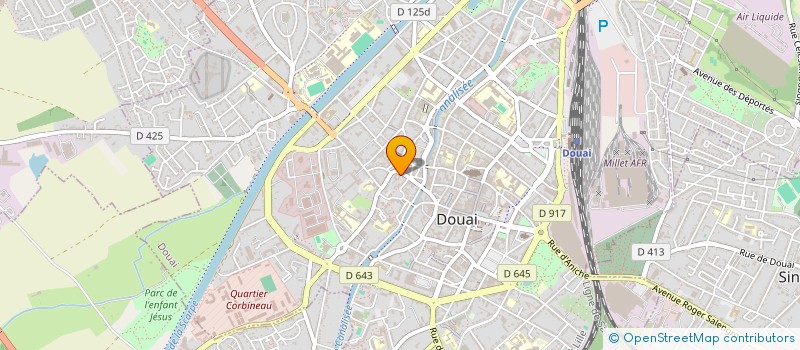 localisation de l'entreprise MADAME JOSIANE PEGHAIRE à DOUAI