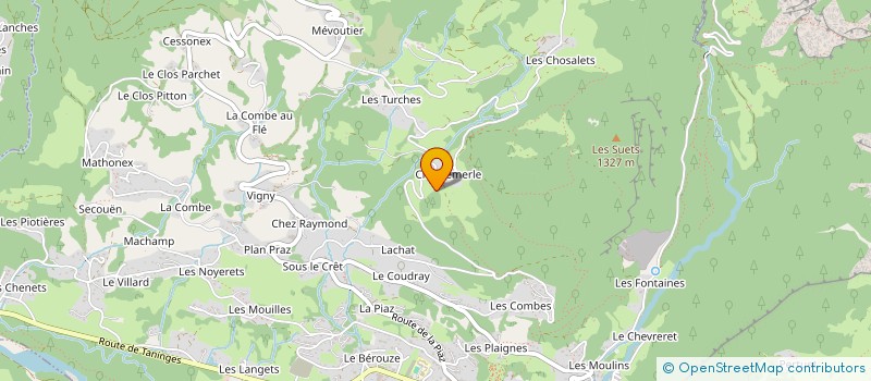 localisation de l'entreprise MADAME JOSIANE PELLISSIER à SAMOENS