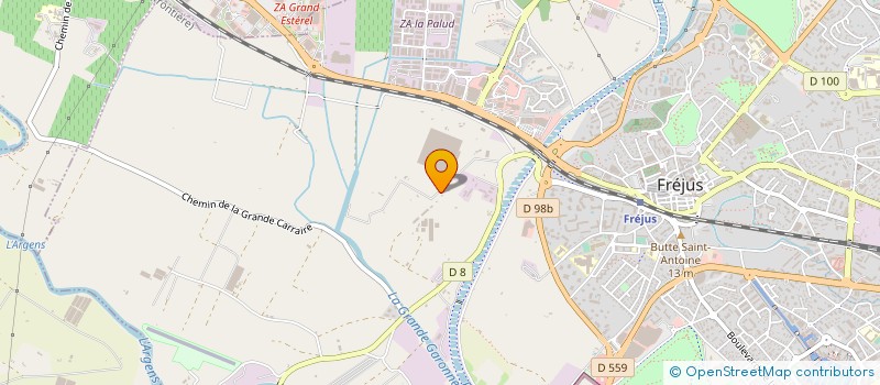 localisation de l'entreprise MADAME JOSIANE PEREZ à FREJUS
