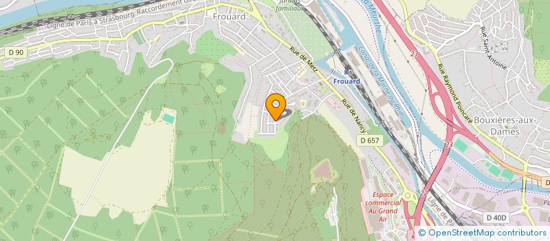 localisation de l'entreprise MADAME JOSIANE PIEDFER  FROUARD