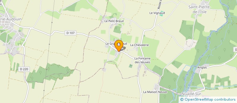 localisation de l'entreprise MADAME JOSIANE PIERRE  SAINT-PIERRE-DE-L'ISLE