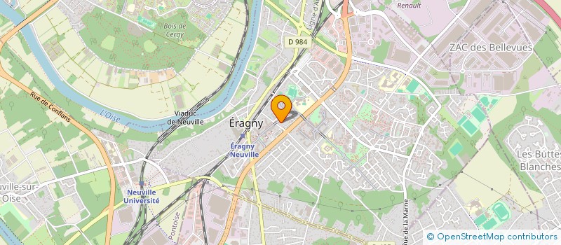 localisation de l'entreprise MADAME JOSIANE PIRONNET  ERAGNY