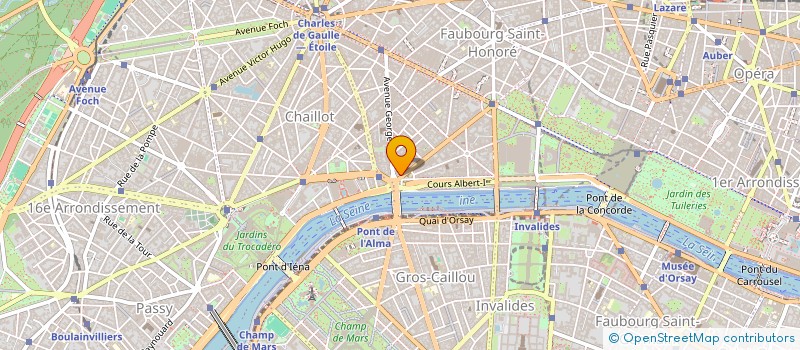 localisation de l'entreprise MADAME JOSIANE PIVIDAL  PARIS