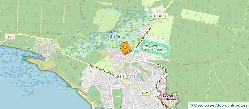 localisation de l'entreprise MADAME JOSIANE PLATEL  LES MATHES