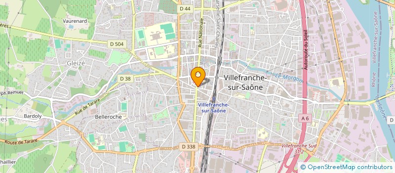localisation de l'entreprise MADAME JOSIANE POIGNET à VILLEFRANCHE-SUR-SAONE