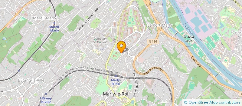 localisation de l'entreprise MADAME JOSIANE POTIER  MARLY-LE-ROI