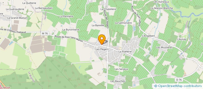 localisation de l'entreprise MADAME JOSIANE PROU  VERTOU