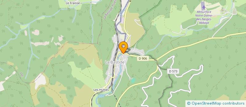 localisation de l'entreprise MADAME JOSIANE PROUHEZE à LA BASTIDE-PUYLAURENT