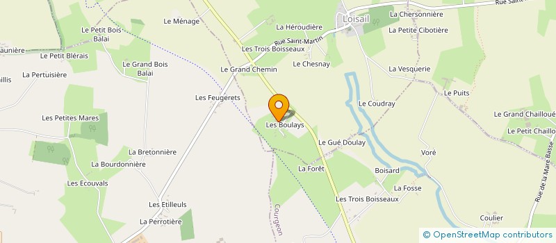 localisation de l'entreprise MADAME JOSIANE PROVOST à LOISAIL